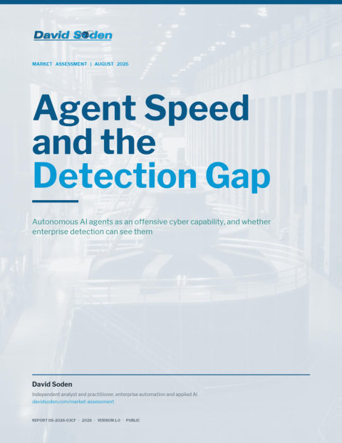 Cover of Agent Speed and the Detection Gap