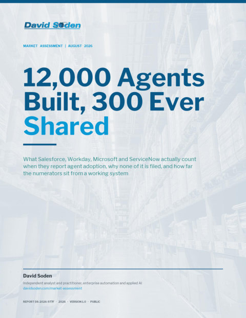 Cover of 12,000 Agents Built, 300 Ever Shared
