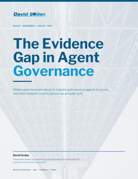 Cover of The Evidence Gap in Agent Governance