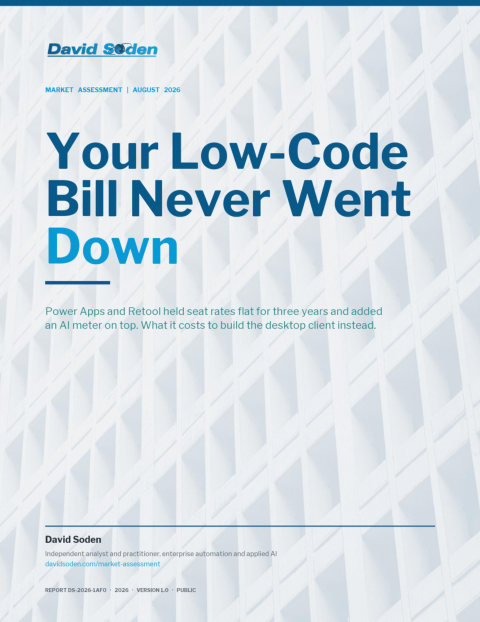 Cover of Your Low-Code Bill Never Went Down